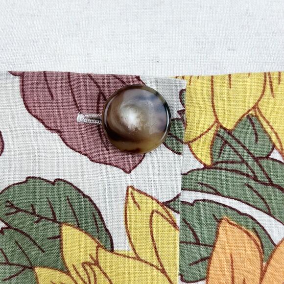 Sezane Thelma Boho 70s Square Neck Sleeveless Linen Crop Top Size 40 - Picture 6 of 11